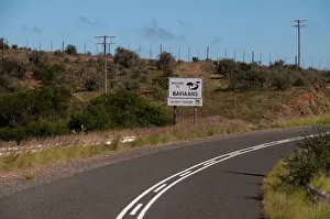 baviaans kloof, billboard, color image, country road, curve, day, eastern cape, field baviaans kloof, billboard, color image, country road, curve, day, eastern cape, field