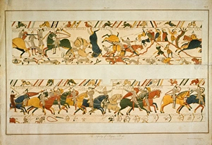 Bayeux Tapestry Scene - William the Conqueror's half-brother Bishop Odo of Bayeux Bayeux Tapestry Scene - William the Conqueror's half-brother Bishop Odo of Bayeux