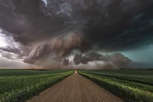 The Bears Cage, Tornado cloud over North Dakota. USA The Bears Cage, Tornado cloud over North Dakota. USA