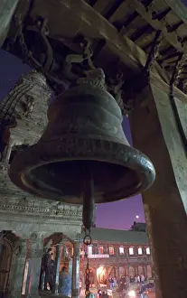 Bhaktapur Durbar Square Prints: A Bell in the Dubar Square