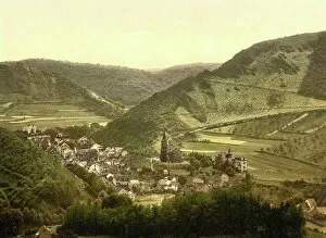 Photography Collection: Bertrich in Rhineland-Palatinate, Germany, Historic, Photochrome print from the 1890s