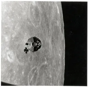Moon Surface View Prints: The Apollo 10 Command Module