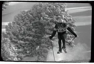 Billy Kidd Practicing Ski Program Print, February 4th
