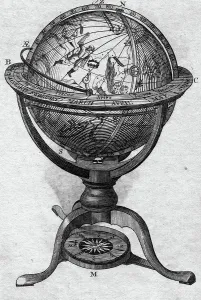 Vintage Astronomy Images Prints: Celestial Globe