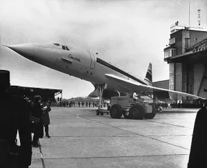 Concorde Prototype Towed from Hangar Print, December 1967