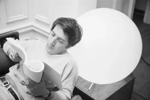 Dustin Hoffman Reading Scripts in His Apartment Print