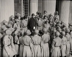 Eleanor Roosevelt Named Honorary Girl Scout President Print