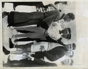 Georges Carpentier & Jack Dempsey Print (Undated Photograph)