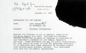 Print of a 1980s Campaign Document