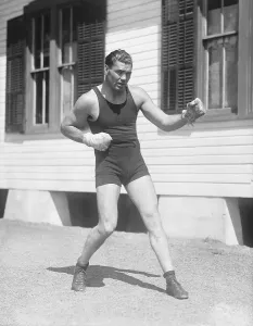 Boxing History Images Prints: Jack Dempsey in Fighting Pose