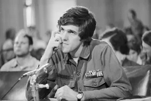 Vietnam War Prints: John Kerry Testifies Against Vietnam War Print April 22, 1971