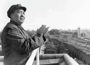 Chairman Mao Prints: Mao Zedong Clapping His Hands Print, Undated Photograph