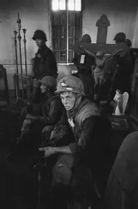 Vietnam War Prints: Marines Find Refuge Inside An Hoa Church Print, May 5, 1967