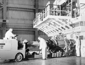Men Testing Nuclear Reactor Print