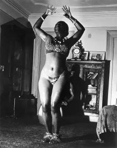 Model Posing for Weegee, Print 1946