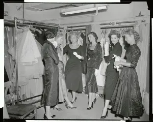 Medium Group Of People Images Prints: Models Backstage