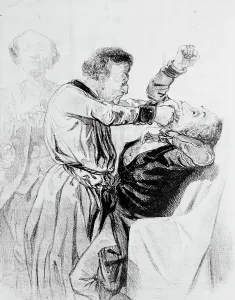 Patient Having Teeth Pulled Print