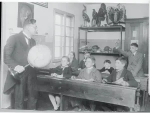 Berlin Germany History Prints: School Instructor Teaching a Class
