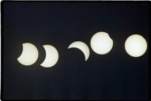 60% Solar Eclipse Sequence Print