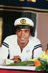 Sugar Ray Leonard in Yachting Hat Boxing Print