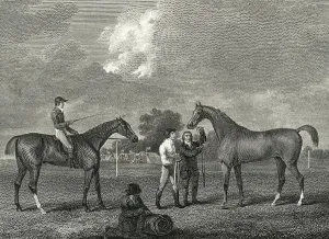 Vintage Horse Racing Prints: Thoroughbreds Eclipse & Shakespear