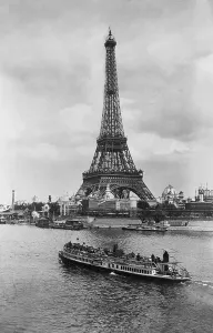 Parisian Landmark Photography Prints: View of Eiffel Tower