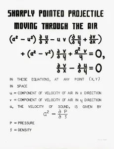 ENIAC Print: Projectile Motion Equations