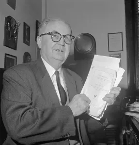 Framed Print : Wright Patman Holding Stack of Documents Print Framed Print : Wright Patman Holding Stack of Documents Print