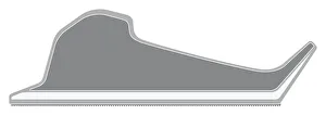 Black and white digital illustration surform rasp Black and white digital illustration surform rasp