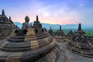 Borobudur Temple Prints: Borobudur temple, Central Java, Indonesia