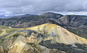 Brennisteinsalda Mountain, Landmannalaugar, Southern Region, Iceland Brennisteinsalda Mountain, Landmannalaugar, Southern Region, Iceland