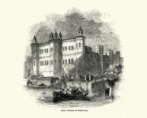 Bridewell Palace, London home of Henry VIII, Tudor architecture Bridewell Palace, London home of Henry VIII, Tudor architecture