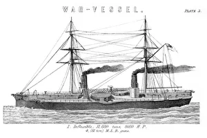 British Royal Navy Warship HMS Inflexible British Royal Navy Warship HMS Inflexible