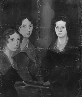 Top Sellers - Art Prints Collection: Bronte Sisters by Patrick Branwell Bronte