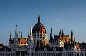 Hungary Collection: Budapest parliament at Sunrise time, Budapest, Hungary