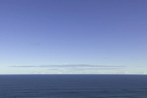 Calm sea and clear sky, South Pacific, Australia Calm sea and clear sky, South Pacific, Australia