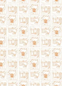 Geometric Pattern Illustration Prints: Abstract pattern