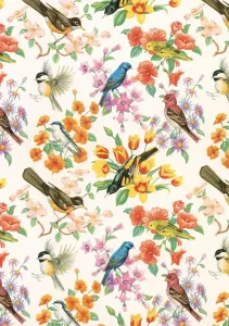 Bird Pattern Fine Art Print - Captivating Art Illustrations