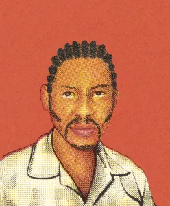 African Male Portraits Prints: Man with cornrows