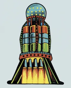 Rocket Launch Print: Captivating Art Illustrations