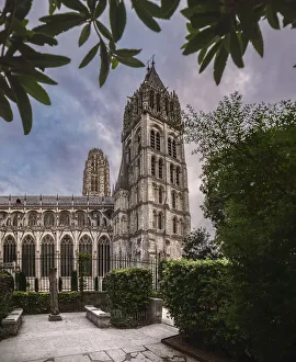 Cathedral of Rouen at night, Normady, France Cathedral of Rouen at night, Normady, France
