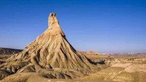 Catildetierra, the promontory eroded by nature, most famous of Las Bardenas Reales Catildetierra, the promontory eroded by nature, most famous of Las Bardenas Reales