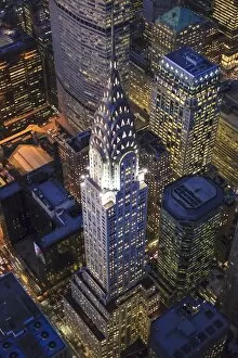 Art Deco Collection: The Chrysler Building and Manhattan skyscrapers