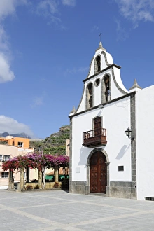 Church of St. Michael, Tazacorte, La Palma, Canary Islands, Spain, Europe, PublicGround Church of St. Michael, Tazacorte, La Palma, Canary Islands, Spain, Europe, PublicGround