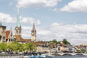 Cityscape of Zurich, capital city of Switzerland Cityscape of Zurich, capital city of Switzerland