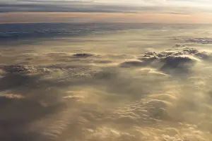 Cloud Formations Germany Prints: Cloud formations in the evening light, Germany