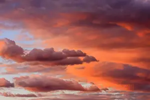 Namibia Evening Sky Prints: Cloud formations, evening sky, Namibia