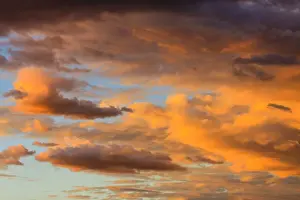 Namibia Evening Sky Prints: Cloud formations, evening sky, Namibia