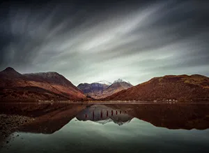 Clouds Over Glencoe Village - Three Sisters - Scotland Clouds Over Glencoe Village - Three Sisters - Scotland