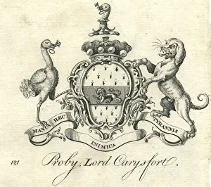 Coat of Arms Proby Lord Carysfort Coat of Arms Proby Lord Carysfort